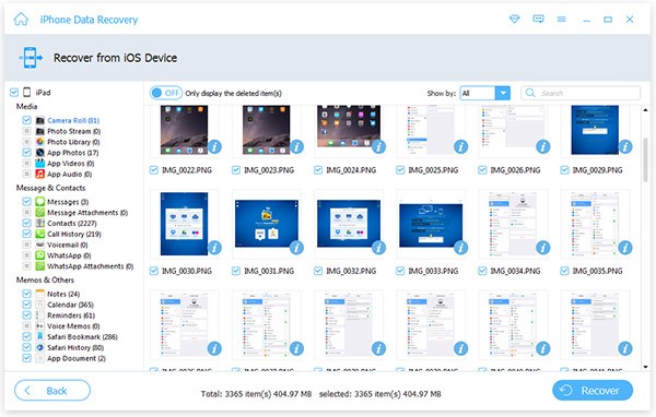 Recover Deleted Data on iPhone