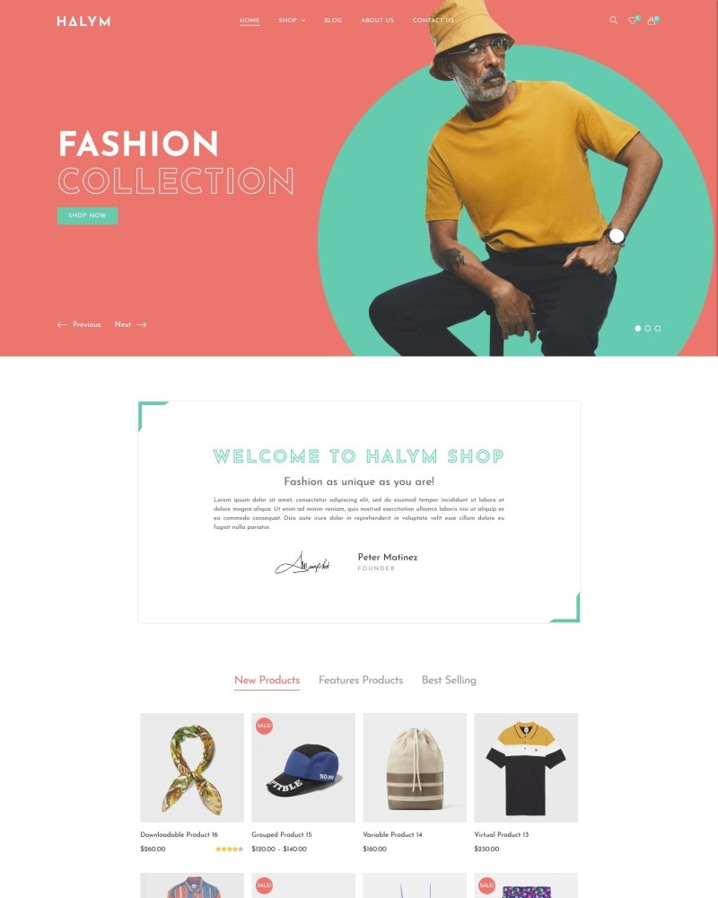 Halym – WooCommerce Theme for Clothing & Fashion