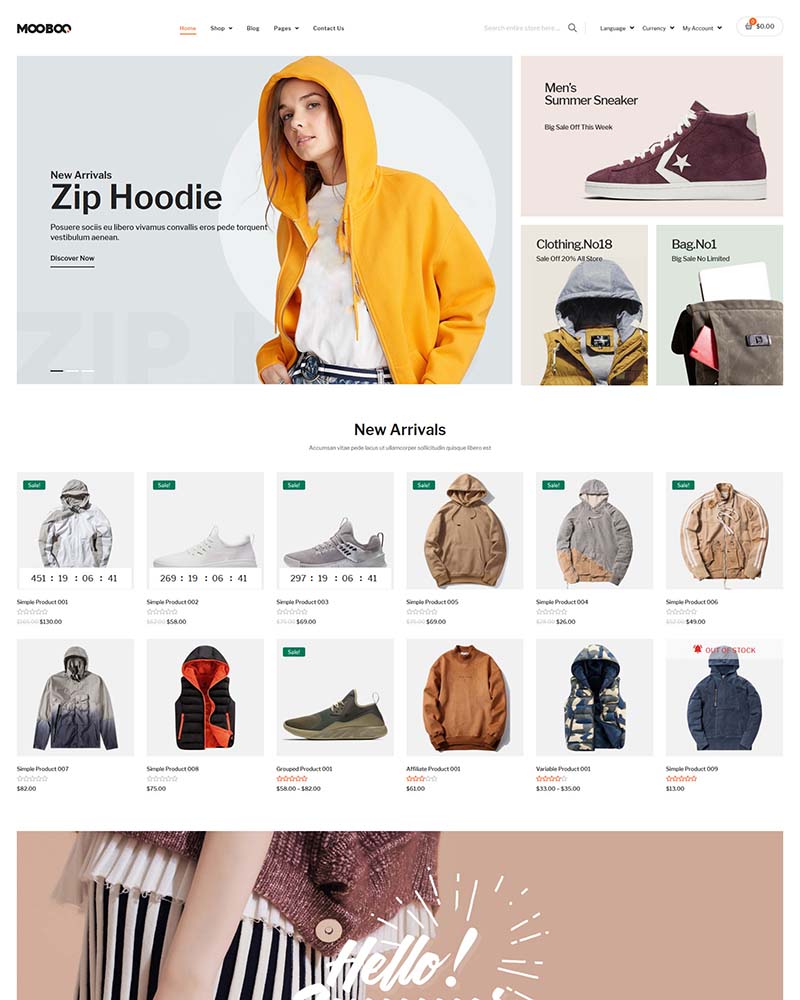 MooBoo – Fashion Theme for WooCommerce WordPress